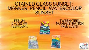 Stain Glass Sunset Stain Glass Sunset